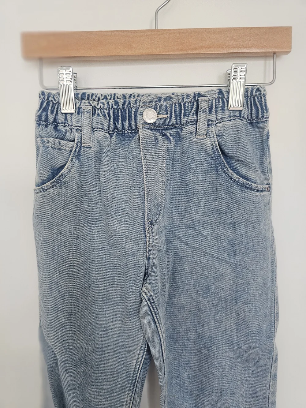 H&M Light Blue Elastic Waist Kids Jeans